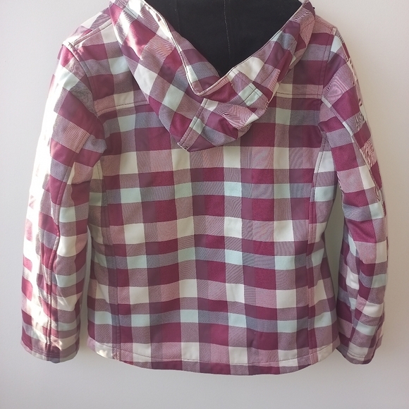 Misty Mountain Women’s Plaid Red/White Technical Outerwear Jacket Size M - Picture 11 of 14